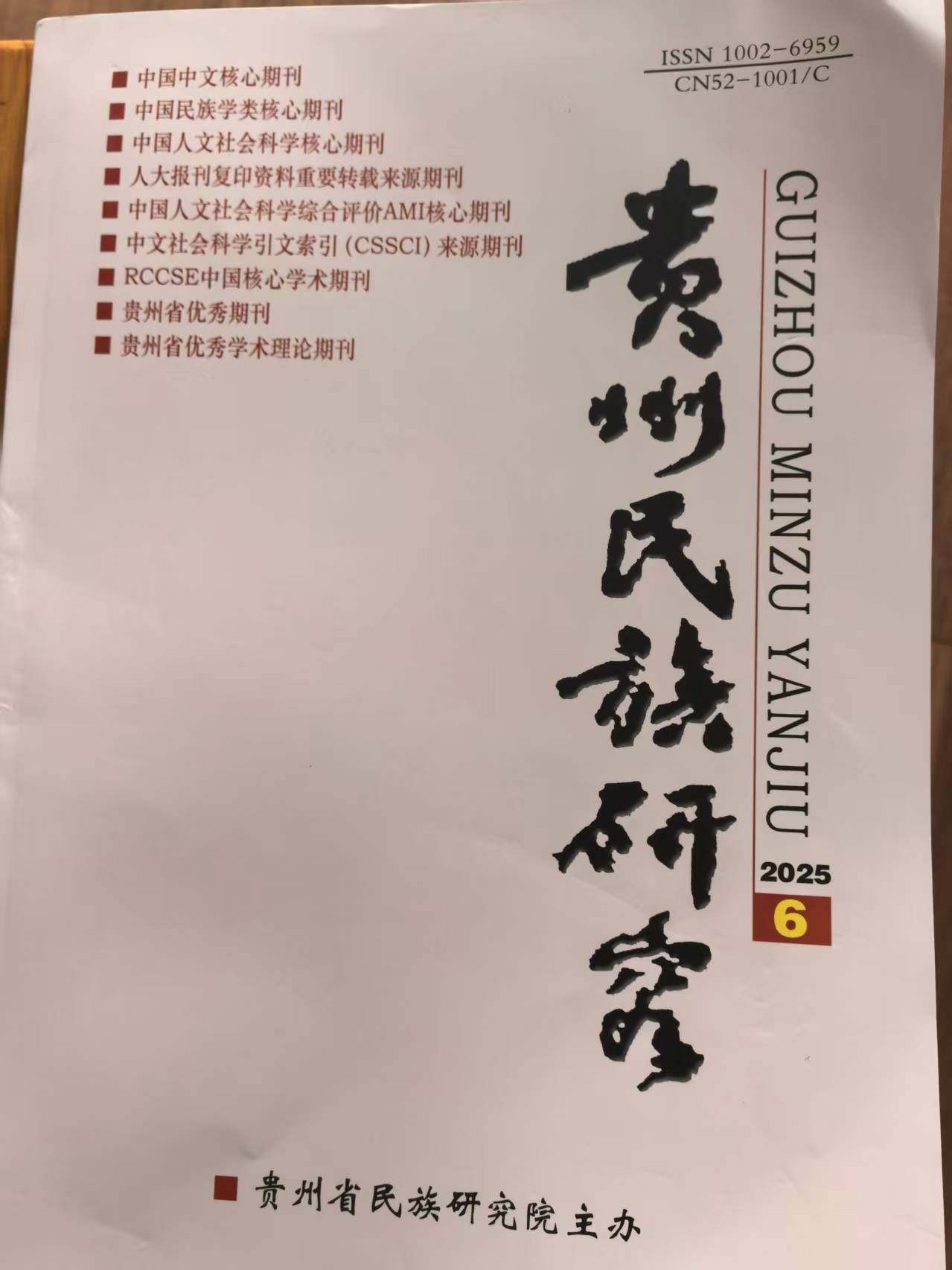 宋才发教授发表论文《因地制宜发展民族地区精神新质生产力》